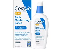 CeraVe Facial Moisturizing AM Lotion - Zonnebrandcrème - Gezichtscrème spf30