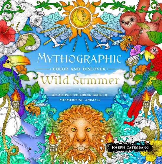 Mythographic Color and Discover: Wild Summer - cover