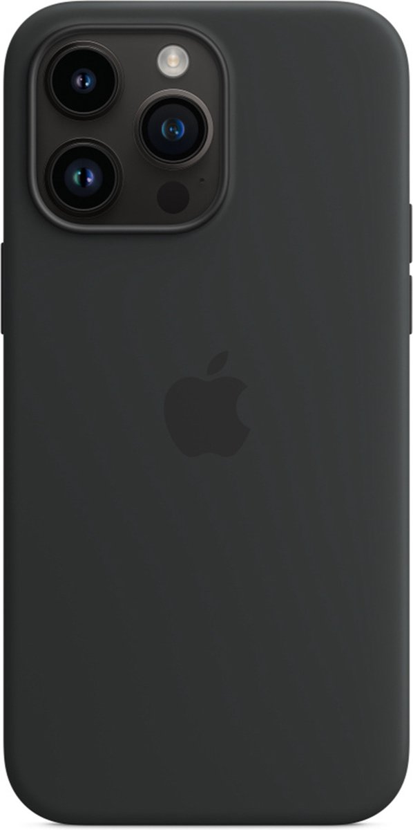 Apple - Siliconen hoesje - MagSafe - iPhone 14 Pro Max - Zwart