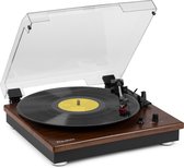 Platenspeler met Bluetooth IN/OUT en Ingebouwde Speakers - Audizio RP112D - Retro - Darkwood
