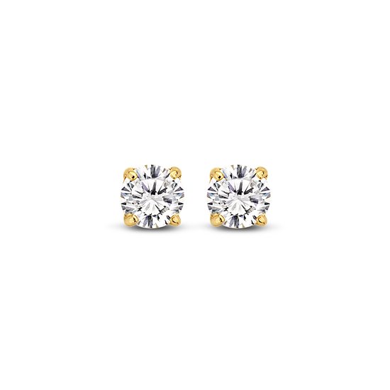 Nouvelle Boucle D'oreille Bling Gold 9NBG 0004 Zircone - 3mm - Or