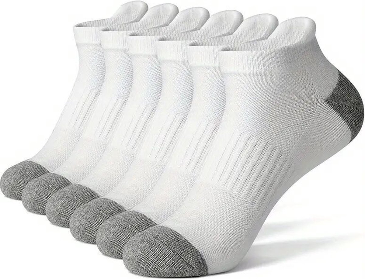 3 paar - Sokken - Sportsokken - Hardloopsokken - Naadloos - lage snit sokken - Voetbal - Maat 38-42 - katoenen - ademende comfortabele - sokken voor mannen