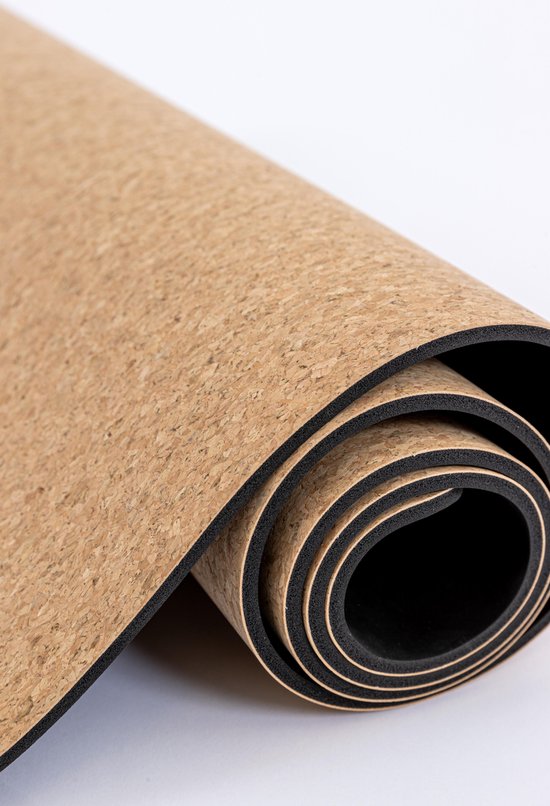 Pierre Sports Tapis de Yoga Cork Scorpion XL - Durable - Yoga, Pilates et Fitness - Avec Sangle de Transport - 196 x 80 x 0.5cm