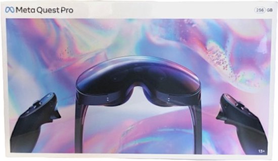 Meta Quest Pro 256 GB Mixed & Virtual Reality Headset VR Ontwikkelaar & Gaming - NIEUW - ORIGINEEL VERPAKT