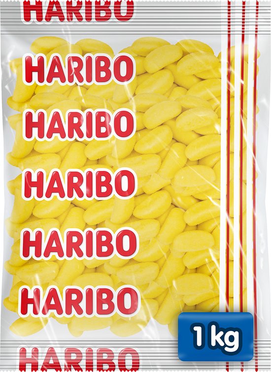 Haribo Bananas - snoep schuim bananensmaak - 1kg