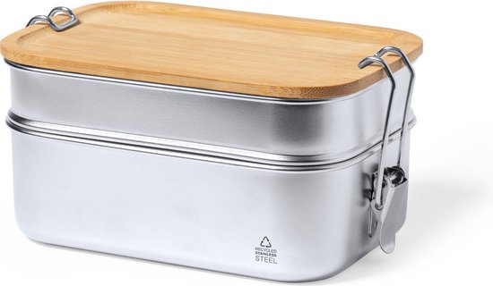 Geïsoleerde lunchbox van roestvrij staal, 1-laags of 2-laags, lekvrij Geïsoleerde lunchbox van roestvrij staal, 1-laags of 2-laags, lekvrij