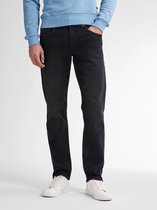 Petrol Industries - Heren Tapered Fit Jeans Tallis - 98% katoen - Tapered pasvorm - 5-pocket - Vintage wash - Zwart - Maat W30L32