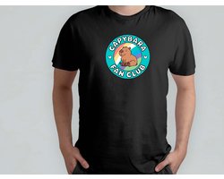 Capybara Fan Club - T Shirt - Capibara - Capybara - FunnyAF - AlwaysSarcastic - SarcasmLevel - SarcasmeModeAan - GrappigHe - IkMaakEenGrapje - DrogeHumor
