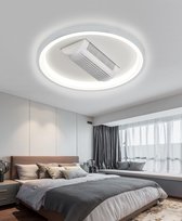 Bol.com SUMOH® Bladloze Plafondventilator Wit – Plafondlamp – Dimbaar LED met Kleurenstanden – Timerfunctie Stil Geluidsniveau –... aanbieding