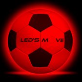 Voetbal Lumineux LedsMove | Boule Lumineuse avec Lumière | Ballon de football LED | Brillent dans le noir | Jouets lumineux | Balle Taille 5 - Modèle LS2 Traditionnel