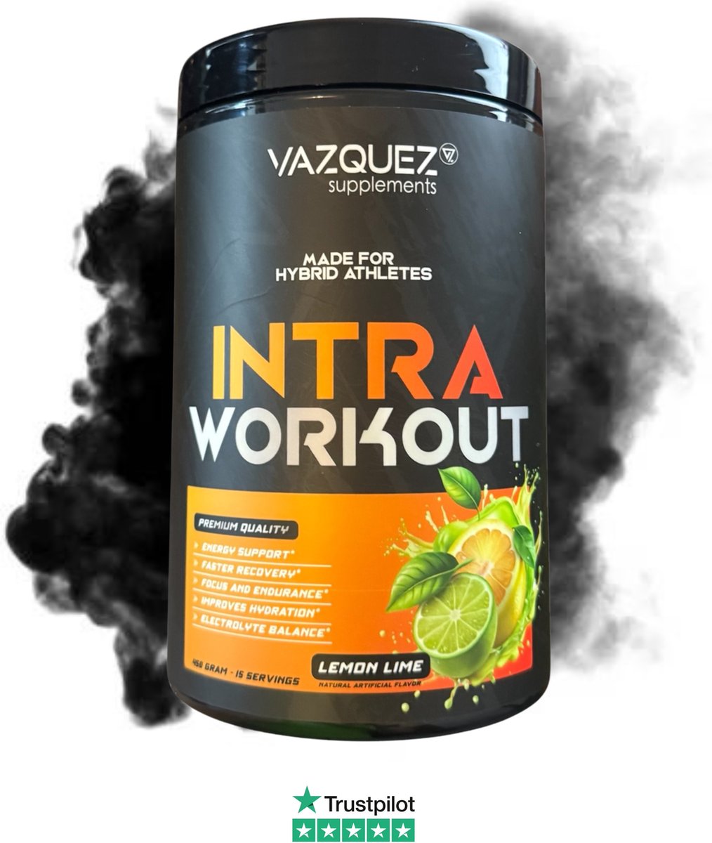 Goedkoopste Intra workout - lemon/lime - Isotone - Duursport - Koolhydraten - Isotone Drank - Snelle koolhydraten - Isotonedrank - 500 gram