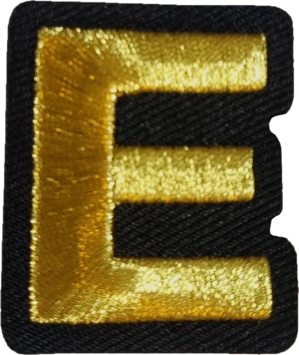 Oeteldonk embleem - Gouden letter E