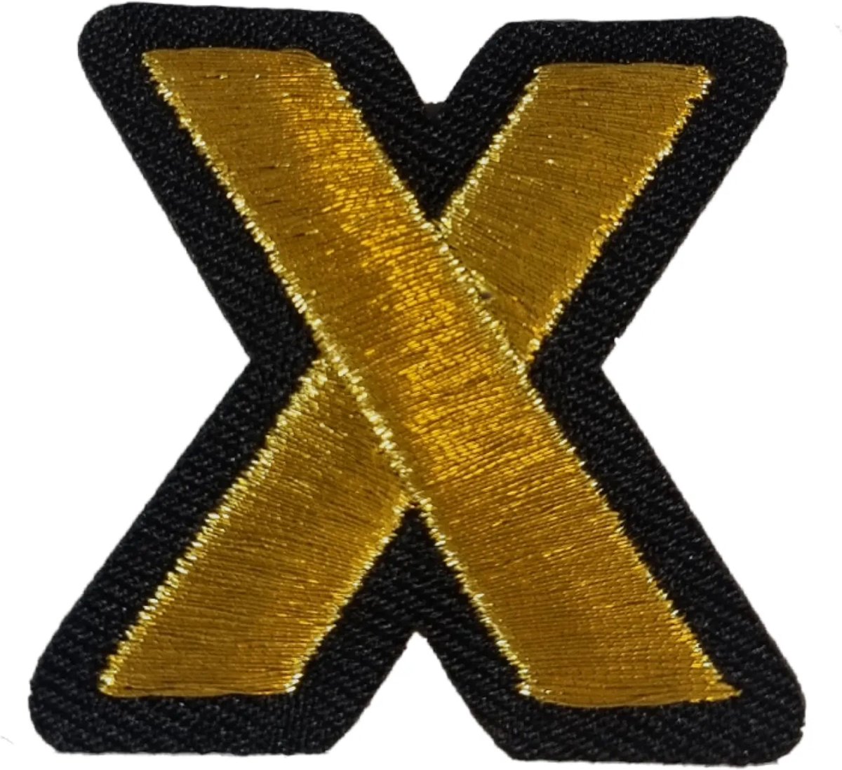Oeteldonk embleem - Gouden letter X