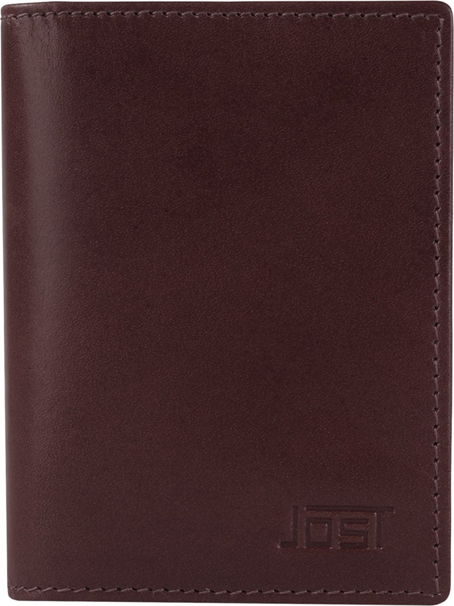 Jost Skagen Portemonnee Leer 7 cm - Jongens - Horizontaal - rotbraun