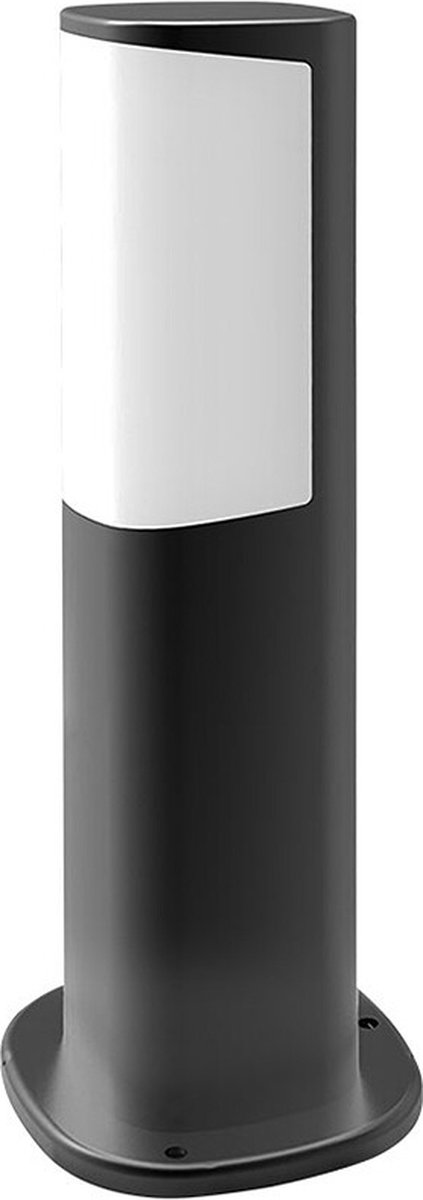 LED Tuinverlichting - Staande Buitenlamp - Brinton Tarin - 7W - Warm Wit 3000K - Mat Antraciet - Rond - Aluminium - 30cm