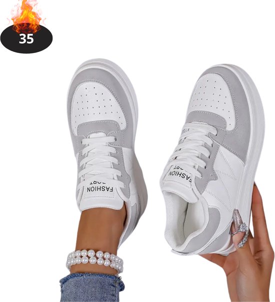 Steve Madden dames sneakers in het zilver kopen
