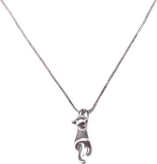 Zilveren ketting met maan hanger | Verkocht