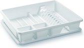 Egouttoir lave-vaisselle en plastique blanc 48 x 38 x 9 cm - La vaisselle/ séchage avec bac d'égouttage