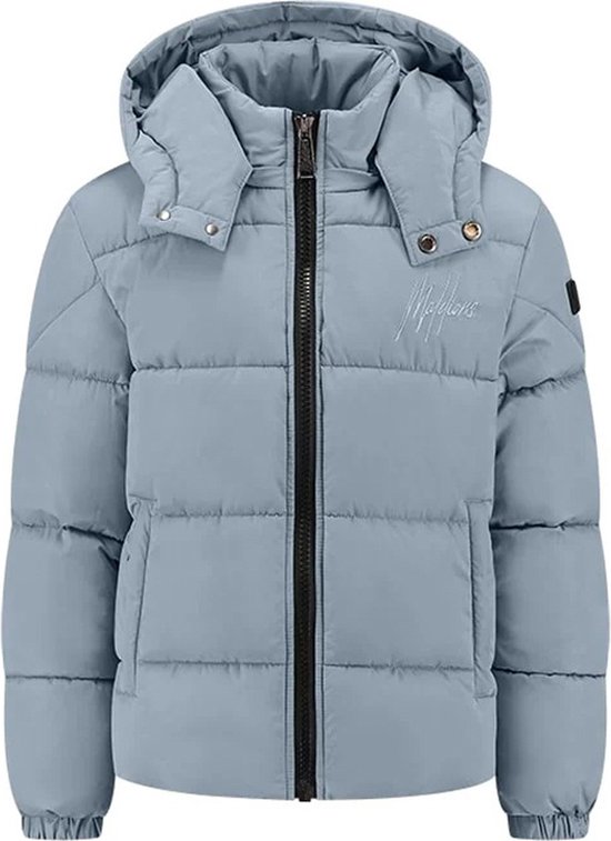 Malelions Winterjas puffer - Ice blauw