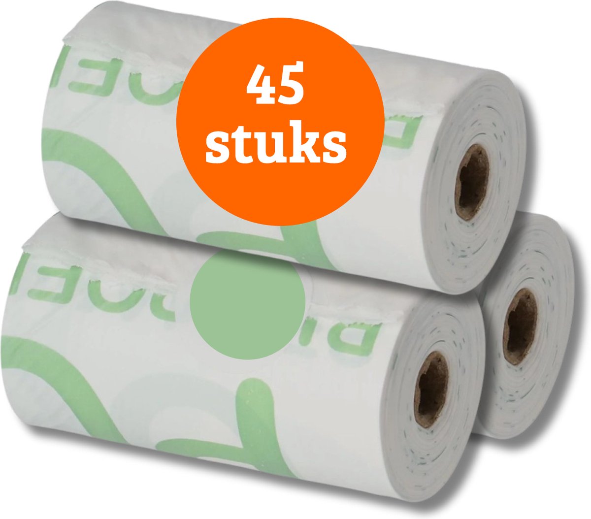 Bol.com Opvangzakjes voor kattenbakschep met opvangbak (45 stuks) aanbieding