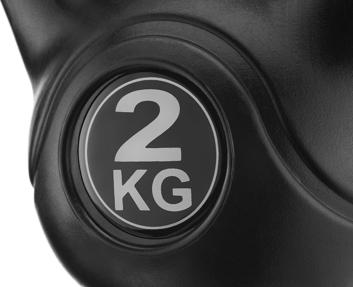 Gymtek® Kettlebell Dumbbell - 2kg - Kettlebell, Halter, Balgewicht – foto 4