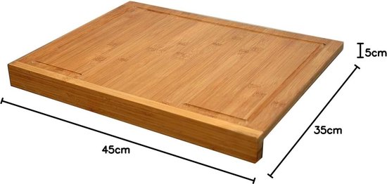 Shinrai Knives - Luxe Snijplank Teakhout - Kopshout - 40 x 30 x 4.5 cm