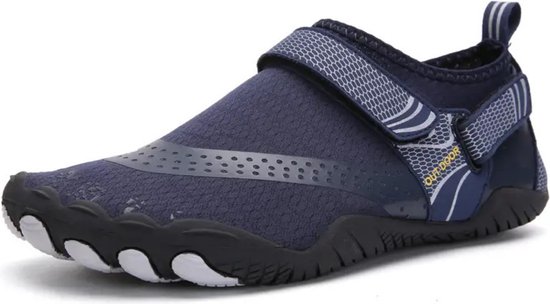 Nivard Waterschoenen Voor Kinderen & Volwassenen - Aqua Shoes - Aquaschoenen - Afzwemschoenen - Zwemles Schoenen - Blauw- 38