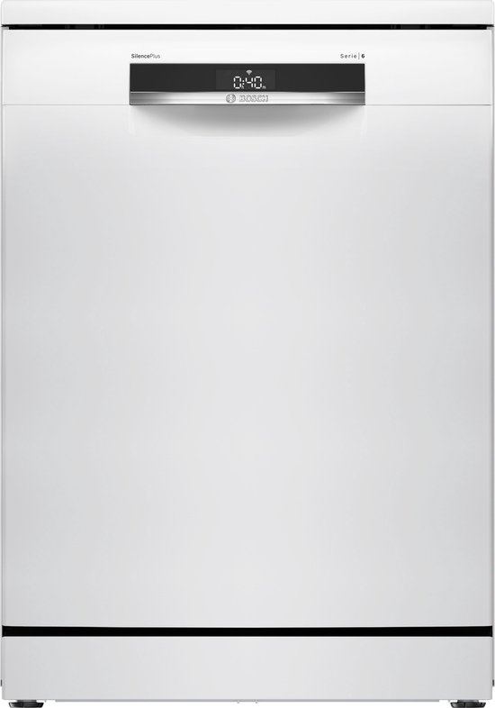 Bosch SMS6ECW15E - Serie 6 - Vrijstaande vaatwasser - 60 cm - Wit - Energielabel A - Home Connect