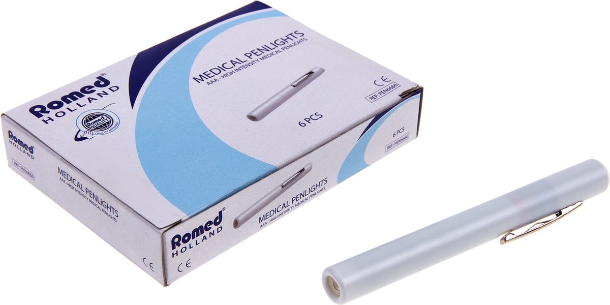 Goedkoopste Romed penlight 6 stuks Romed - Wit - Kunststof - Voor het checken van de pupil reflex