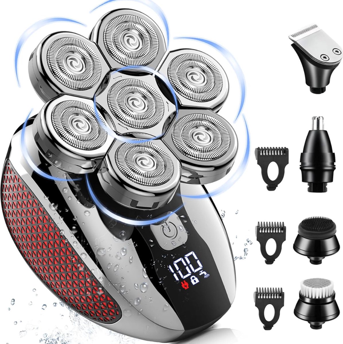 White-Label® - Scheerapparaat Mannen - Bodygroomer - Trimmer - Zwart