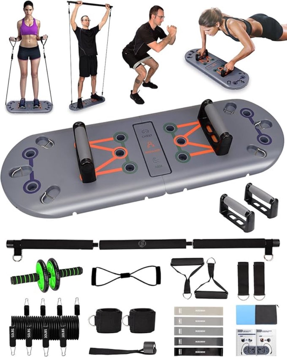 Equivera Push Up Bord - Push Up Bars - Push Up Grips - Opdruk Bord - Thuis Sporten
