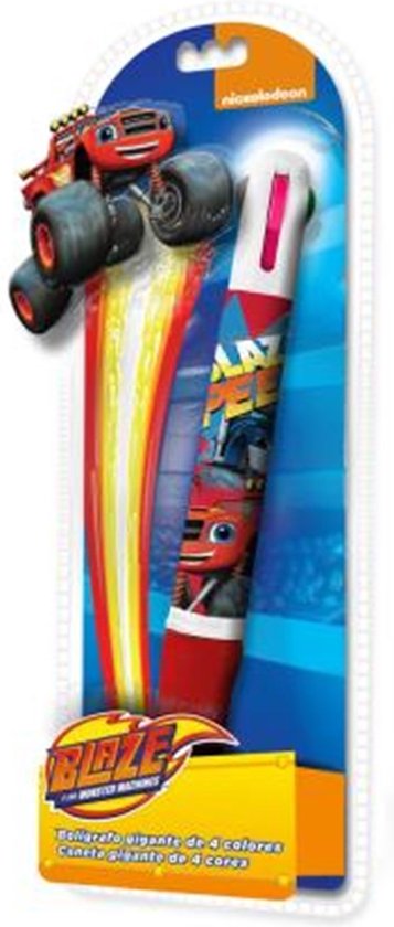 Blaze en The Monster Machines Giant Multi Colour Pen