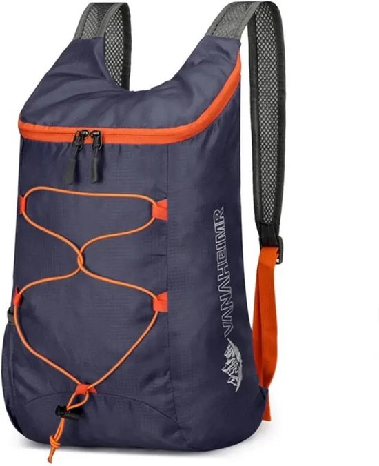 Rugzak - Klein - 20Liter - Opvouwbare Rugzak - Outdoor - Lichtgewicht - Kinderen - Nieuwe opberg Rugzak - Reizen - Boodschappen Tas - Waterafstotend - Heren en Dames - Ultralichte Handige Sporttas - Donkerblauw
