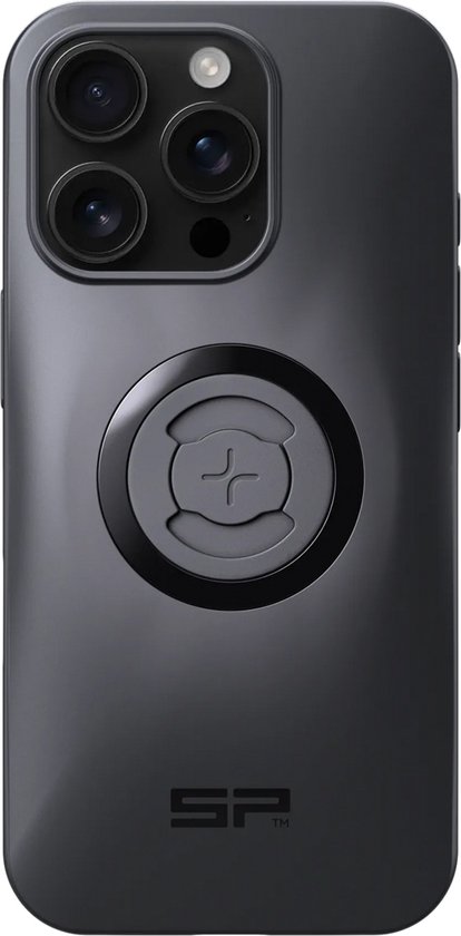 SP Connect iPhone 16 Pro hoesje - MagSafe Back Cover - Dun Zwart