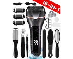 Boncy® Professionele Eeltverwijderaars set - Elektrische Eeltverwijderaar Pedicuresets - Pedicureset Elektrisch Professioneel - Voetvijl Elektrisch - Eeltvijl - Eeltrasp - Eelt Verwijderaar