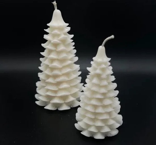 Kerstcollectie - kerstkaars - kerstboom variant 2 voordeelset