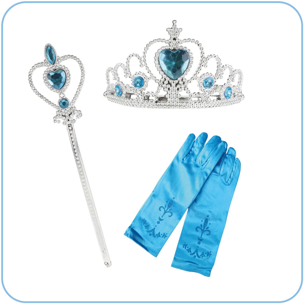 Jobber Toys - Prinsessen speelgoed - Prinsessen Kroon Tiara Toverstaf