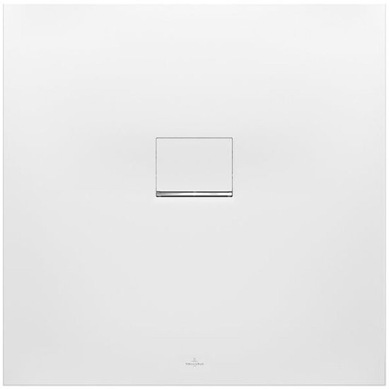 Villeroy & Boch Squaro Infinity Receveur de douche 100x100x4 cm Stone White