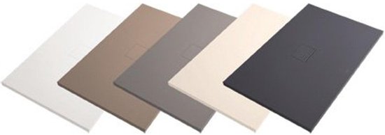 Villeroy & Boch Squaro Infinity Receveur de douche 100x100x4 cm Stone White