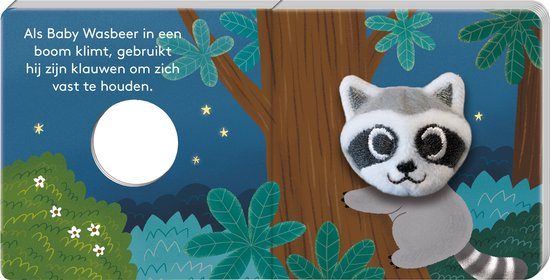 Imagebooks Vingerpopboekje Baby Wasbeer