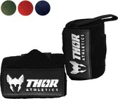 Thor Athletics Bandes de Poignet - Fitness - Attelle de Poignet pour la Musculation - Support pour Poignet - 60 cm - Zwart