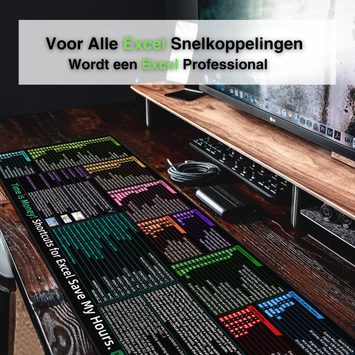 Tapis De Souris,Tapis De Souris Surdimensionné En Pu étanche,tapis D