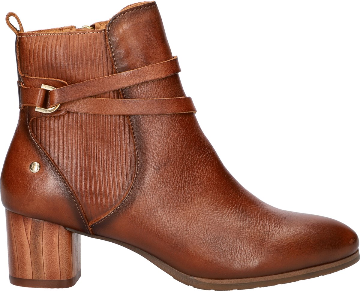 Pikolinos Calafat dames enkellaars - Cognac - Maat 41