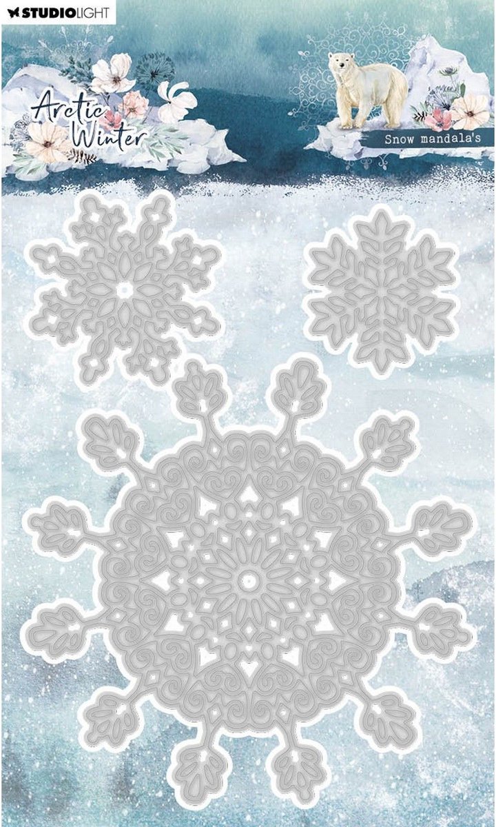 Studio Light • Arctic Winter Cutting Dies Snow Mandala's