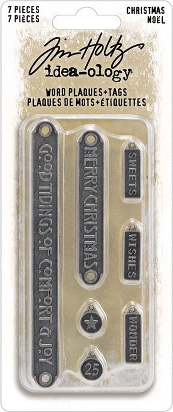 Foto: Idea ology tim holtz word plaques tags th94405 