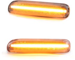 SK-Import Richtingaanwijzer Knipperlichten - Richtingaanwijzer Lampen - Dynamisch LED Heldere Lens - BMW 3-serie E46 - Coupe, Touring, Compact, Cabriolet