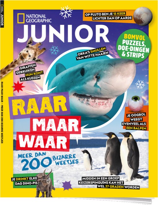 National Geographic Junior - Raar Maar Waar - Winterboek 2024/2025 voor kinderen