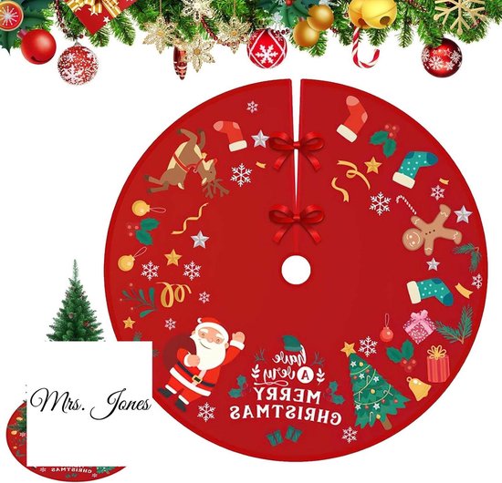 Kerstdeken, dennenboom, tapijt, kerstboom, 90 cm, deken onder