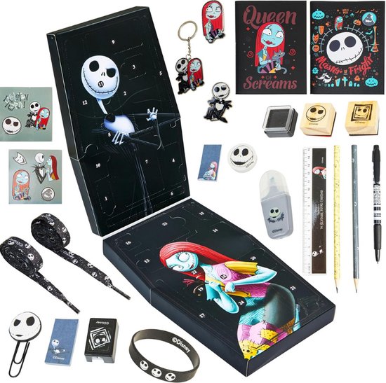 The Nightmare Before Christmas Adventskalender 2024 Zwarte Aftelkalender Voor De Feestdagen