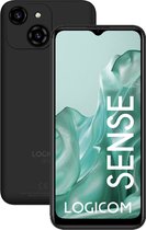 Logicom - Sense - Smartphone - 4GB Octa Core - 64GB+256GB - 50 Megapixel - Android 14 - 6,5inch - 4G - Zwart